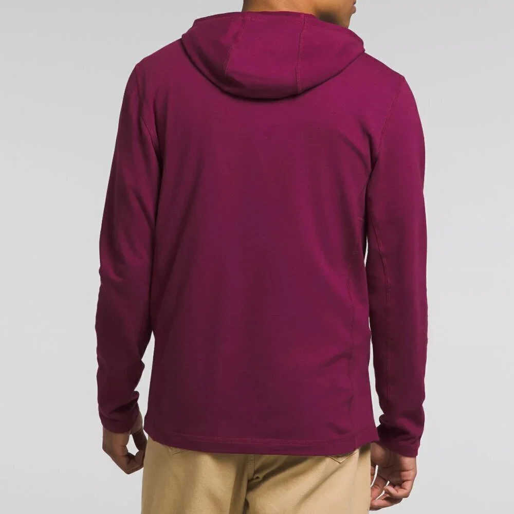 NWT The North Face Men's Lightweight Red Terry Hoodie